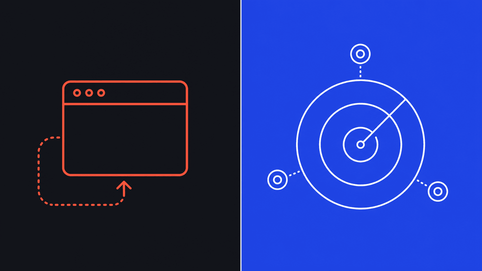 Illustration of the Retarget and Prospect engines shown as two connected panels.